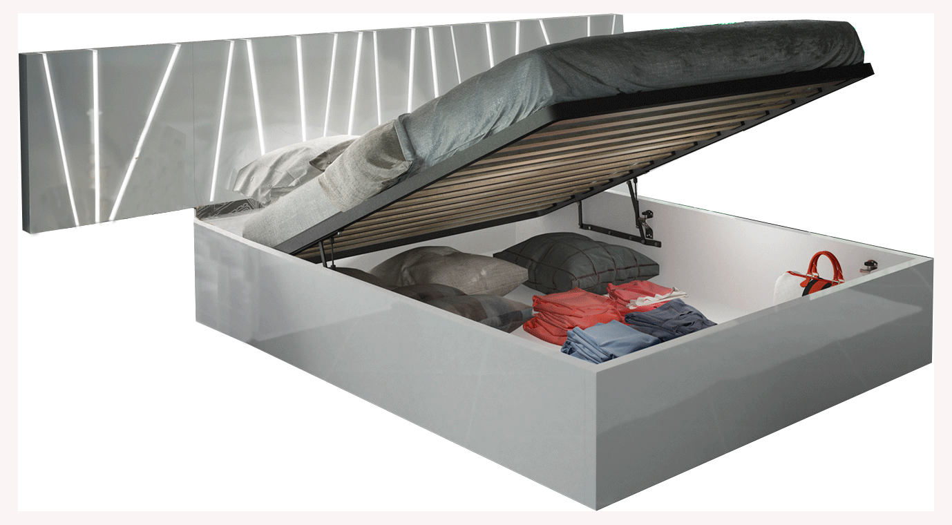 Classic Queen Storage Bed - 109.44 Inch