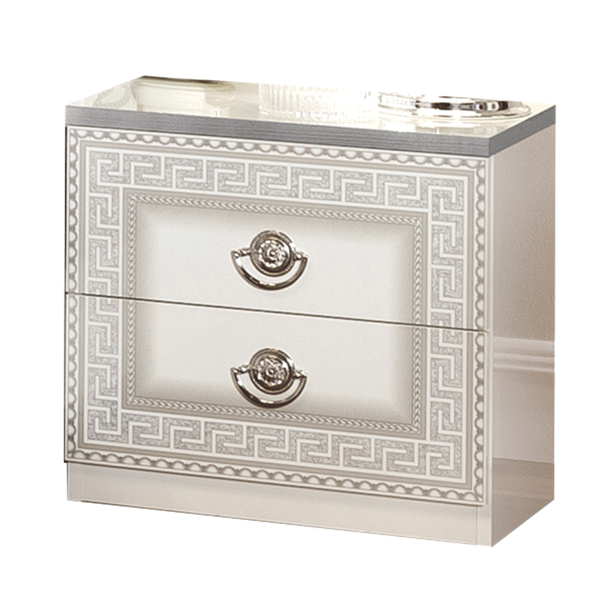 Classic White Nightstand - 22 Inch