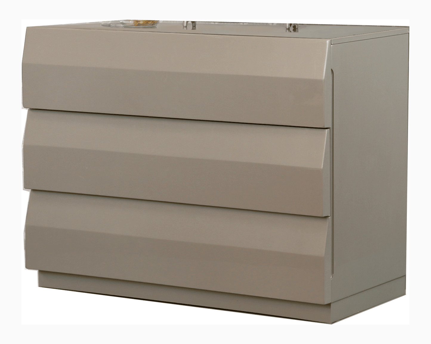 Modern Dresser with High Gloss Finish