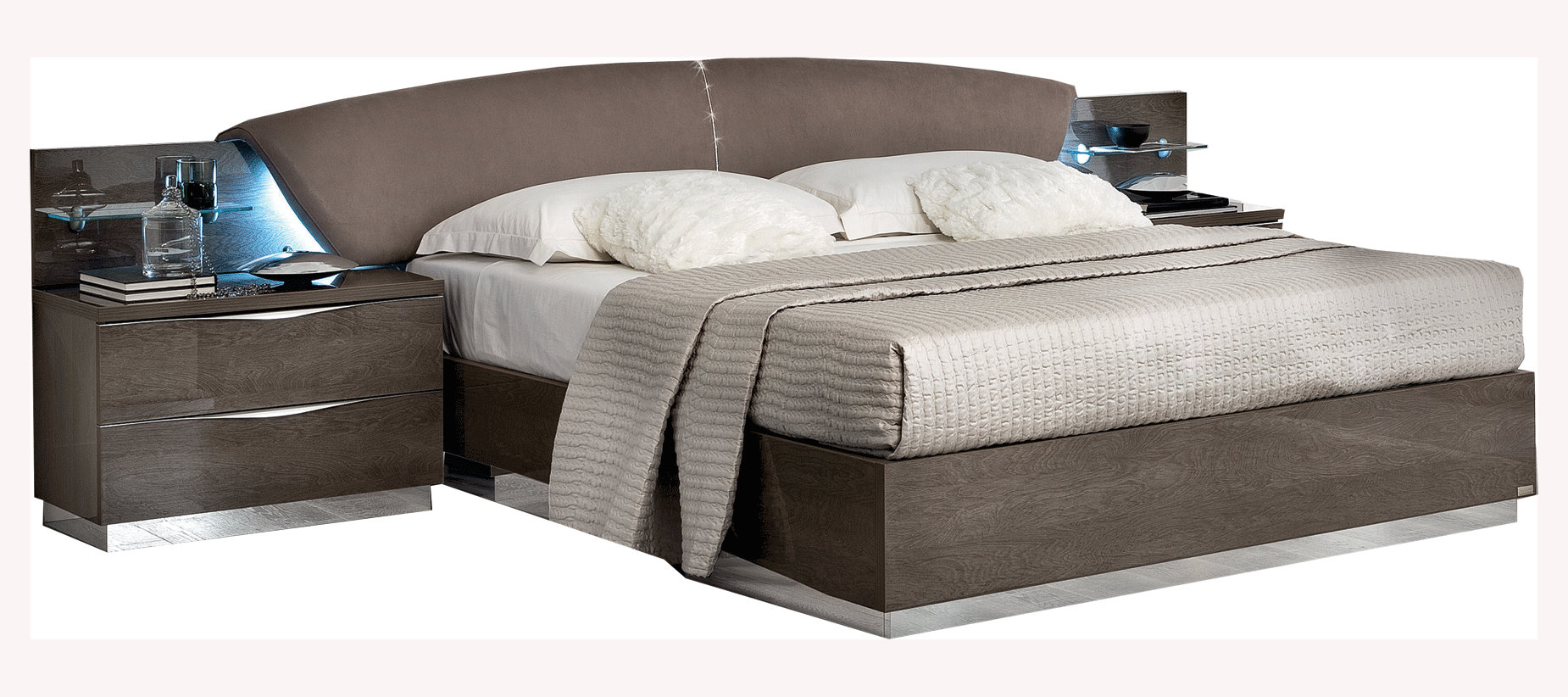 Classic Silver Birch Queen Bed - 126/64 Inch
