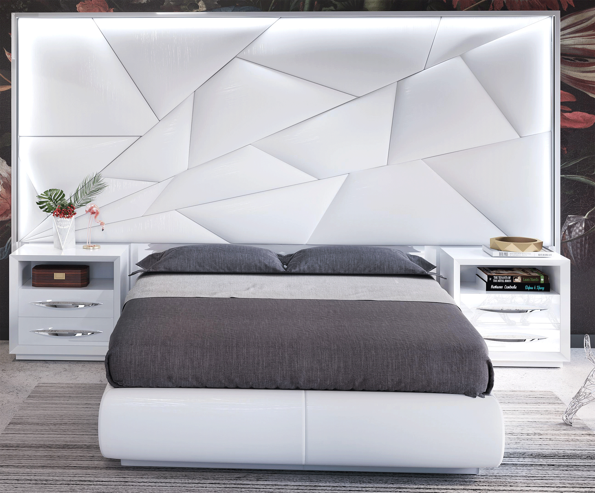 Classic King Bed - 133,86 Inch - 133,86x83,86 Inch