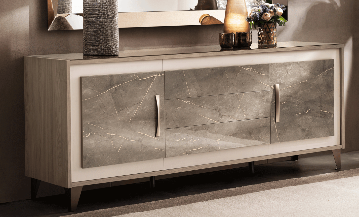Classic Buffet Cabinet - 83 Inch