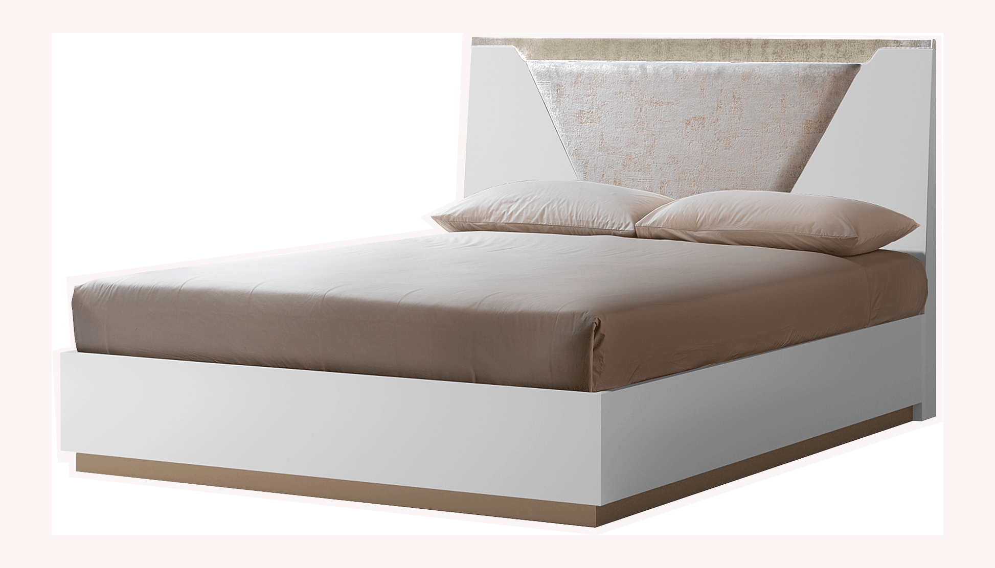 Classic White Queen Bed