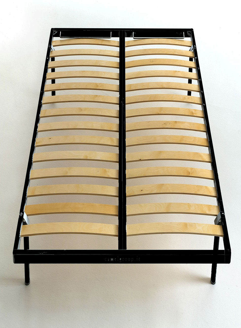 Classic Wood Slat Bed Frame - 45.5 Inch