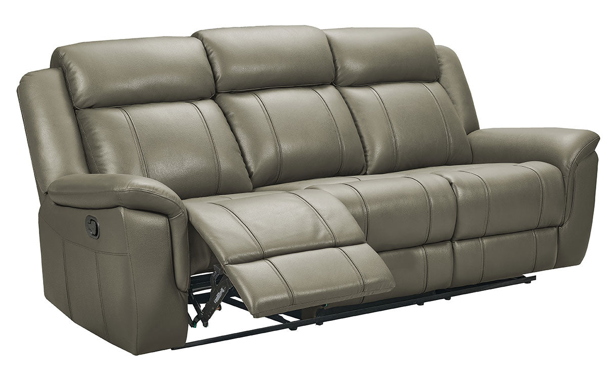 Contemporary Reclining Sofa with Matte Finish - 86.22 Inch