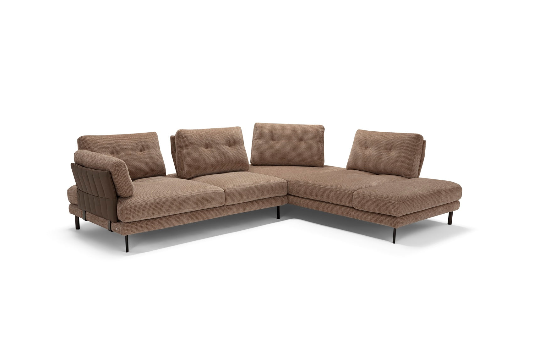 Classic Sectional Sofa - 124 Inch