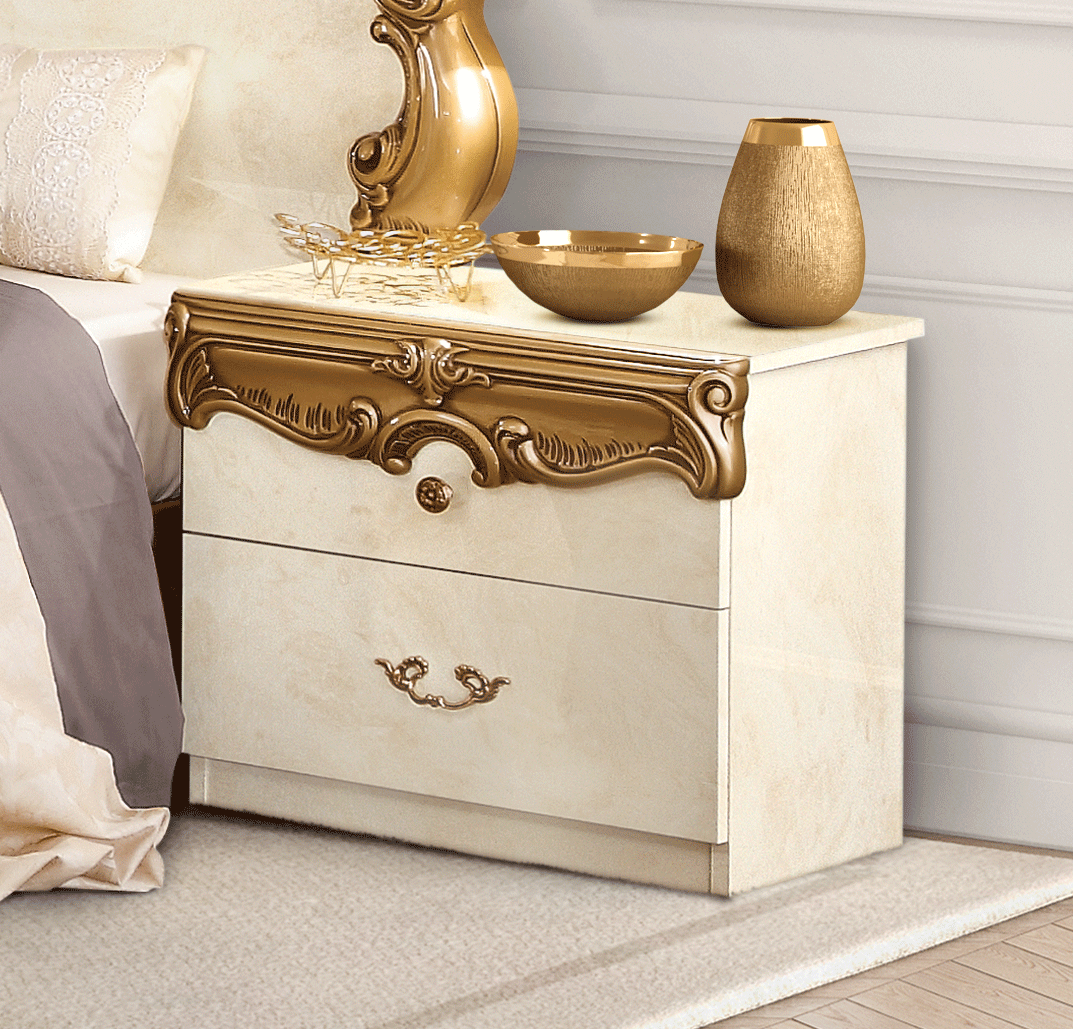 Classic Ivory Nightstand - 23 Inch