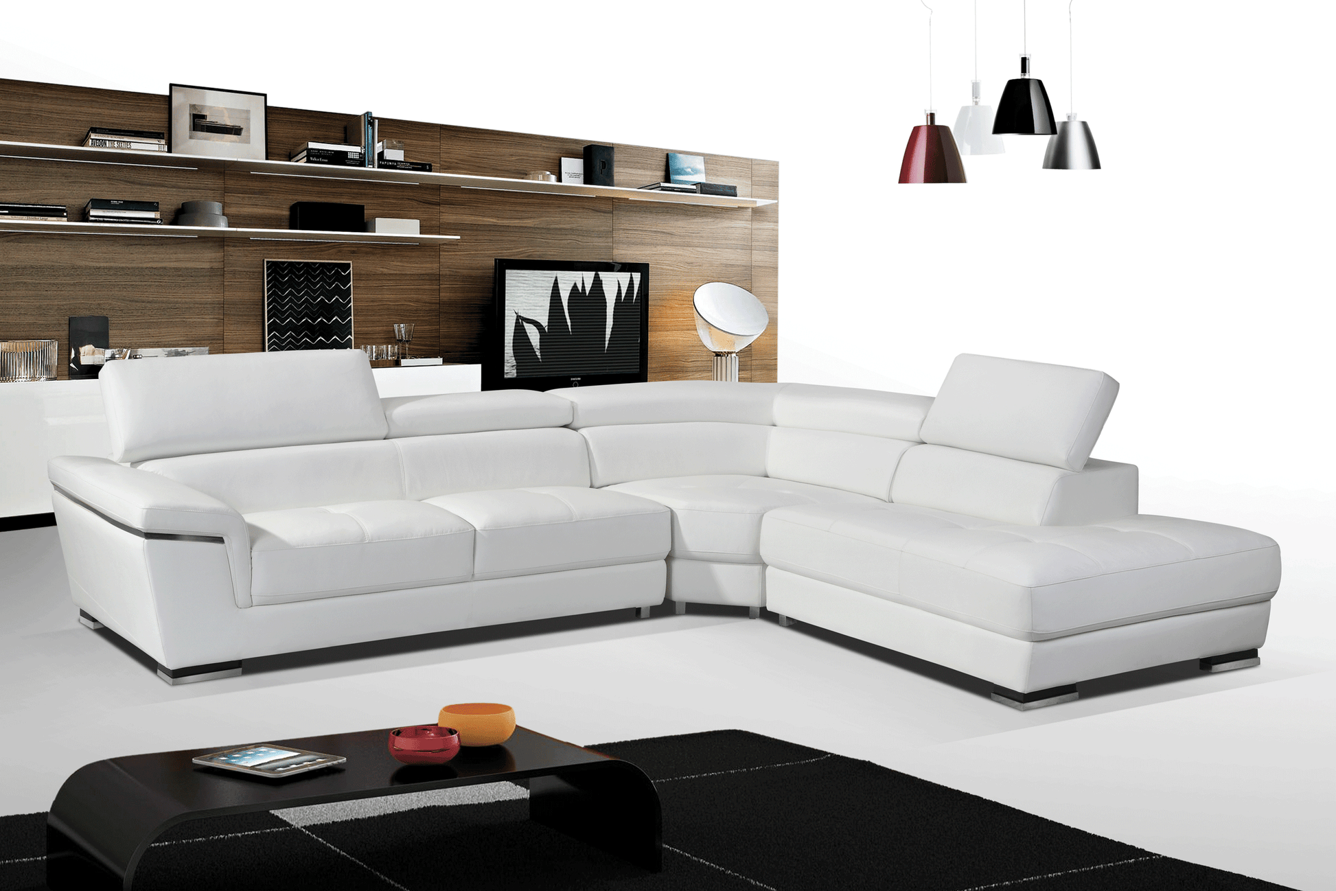 Classic Sectional Sofa - 123.5/102.7 Inch