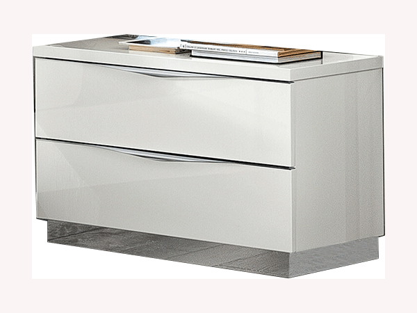 Classic White Nightstand