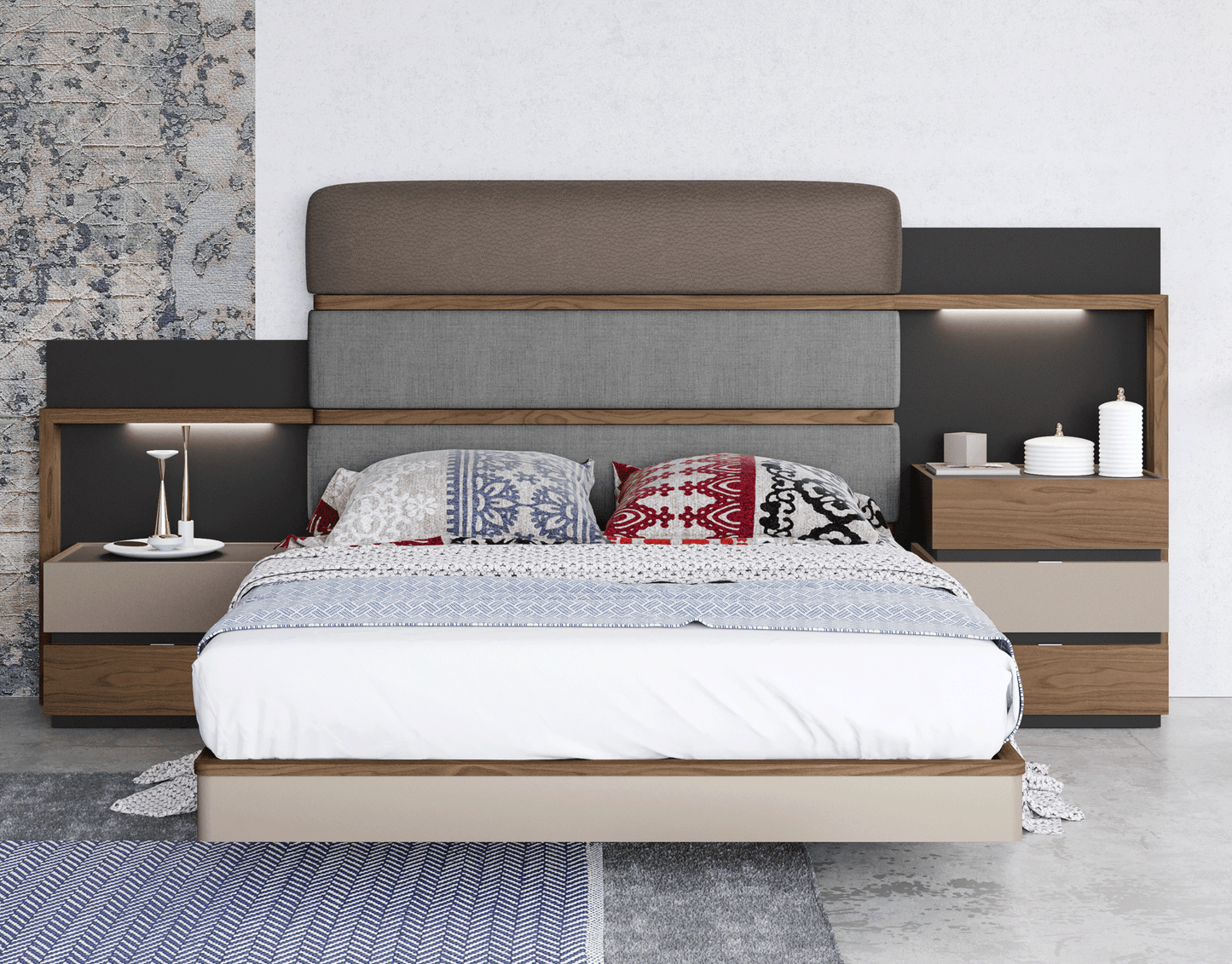 Classic Queen Bed - 121.26 Inch