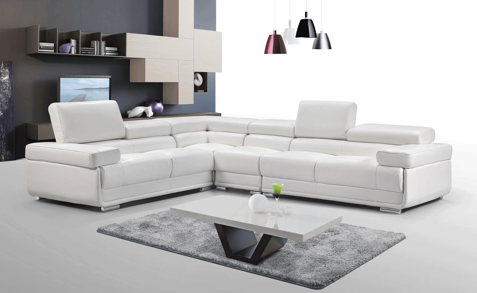 Classic Sectional Sofa - 102/126 Inch - 102/126x41 Inch - 102/126x41 Inch - 102/126x41 Inch