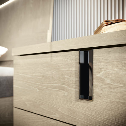Complete Bedroom Setwith Beige High Gloss Lacquer, Special Order Finish