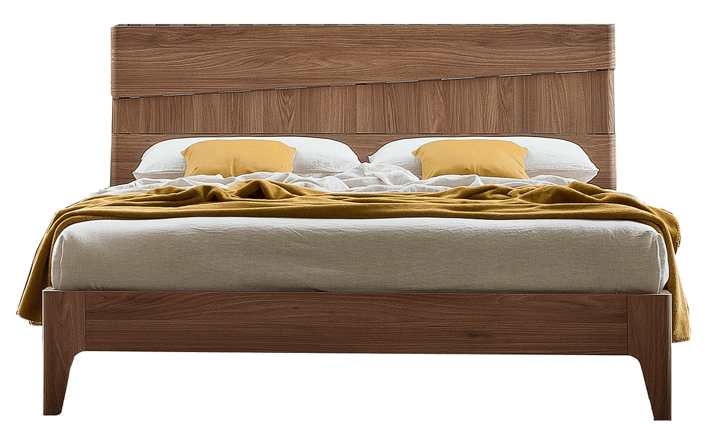 Complete Bedroom Setwith Walnut Mat