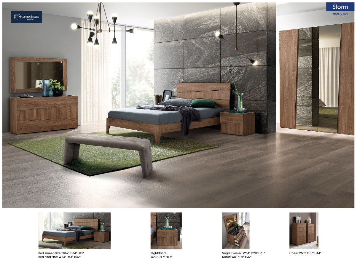 Complete Bedroom Setwith Walnut Mat