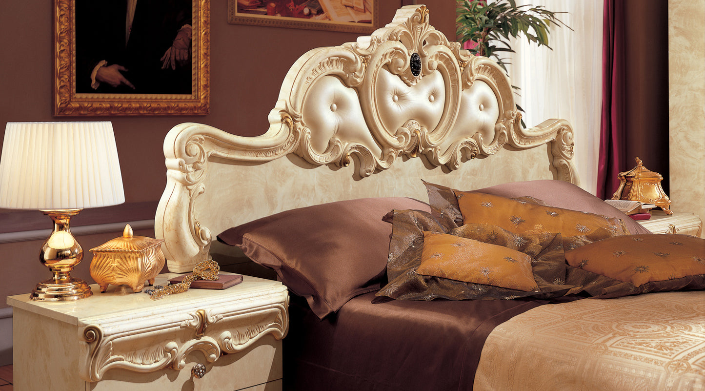 Complete Bedroom Setwith Ivory High Gloss Lacquer