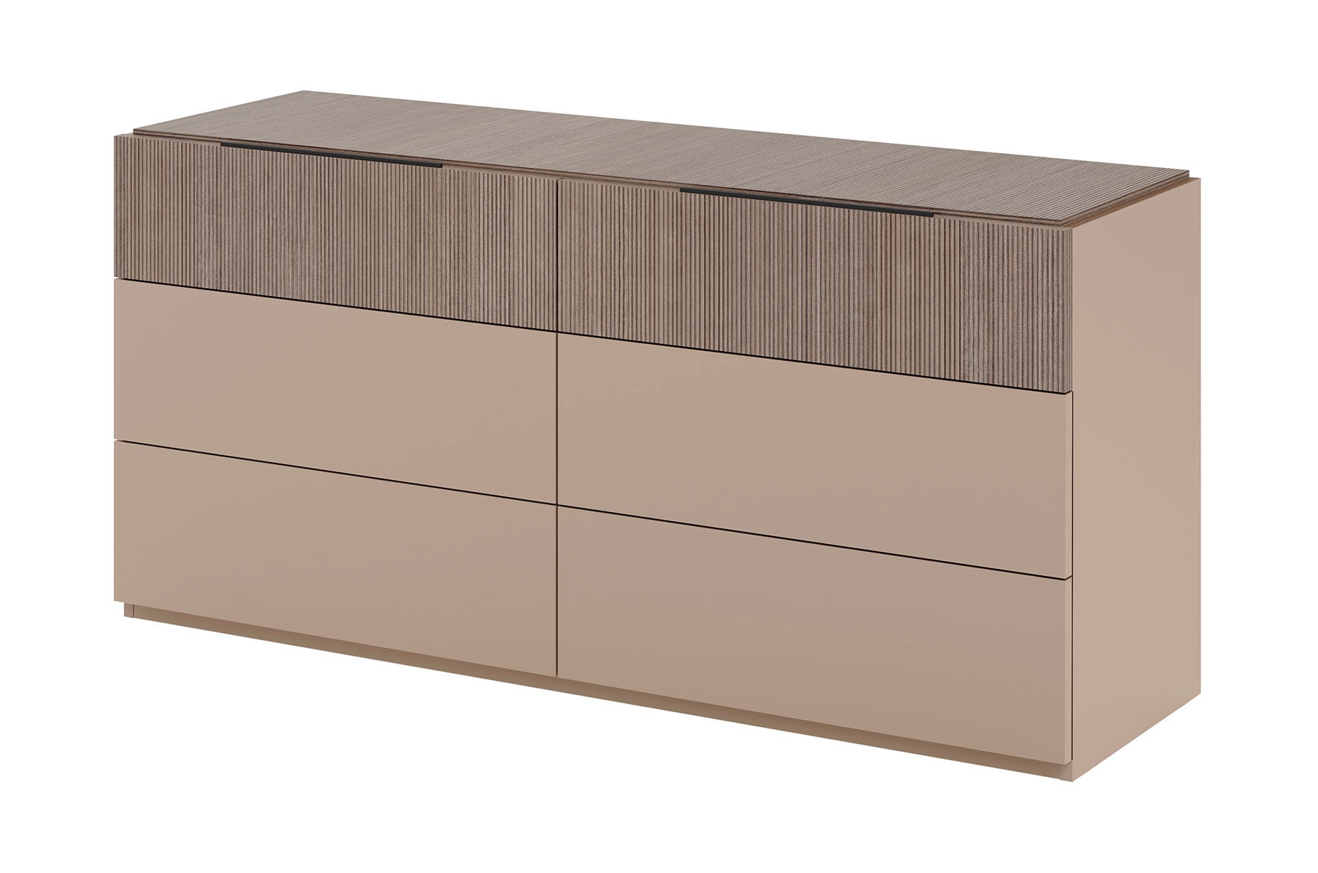 Complete Bedroom Setwith Walnut N/A - 63.39 Inch