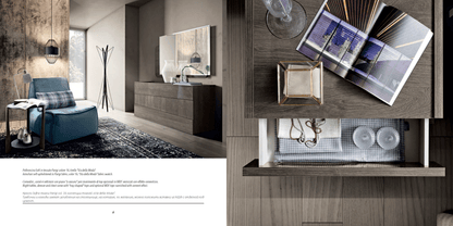 Modern Walnut Dresser with High-Gloss Finish