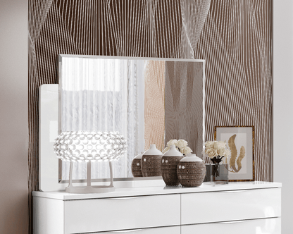 Classic White Mirror (47" W)