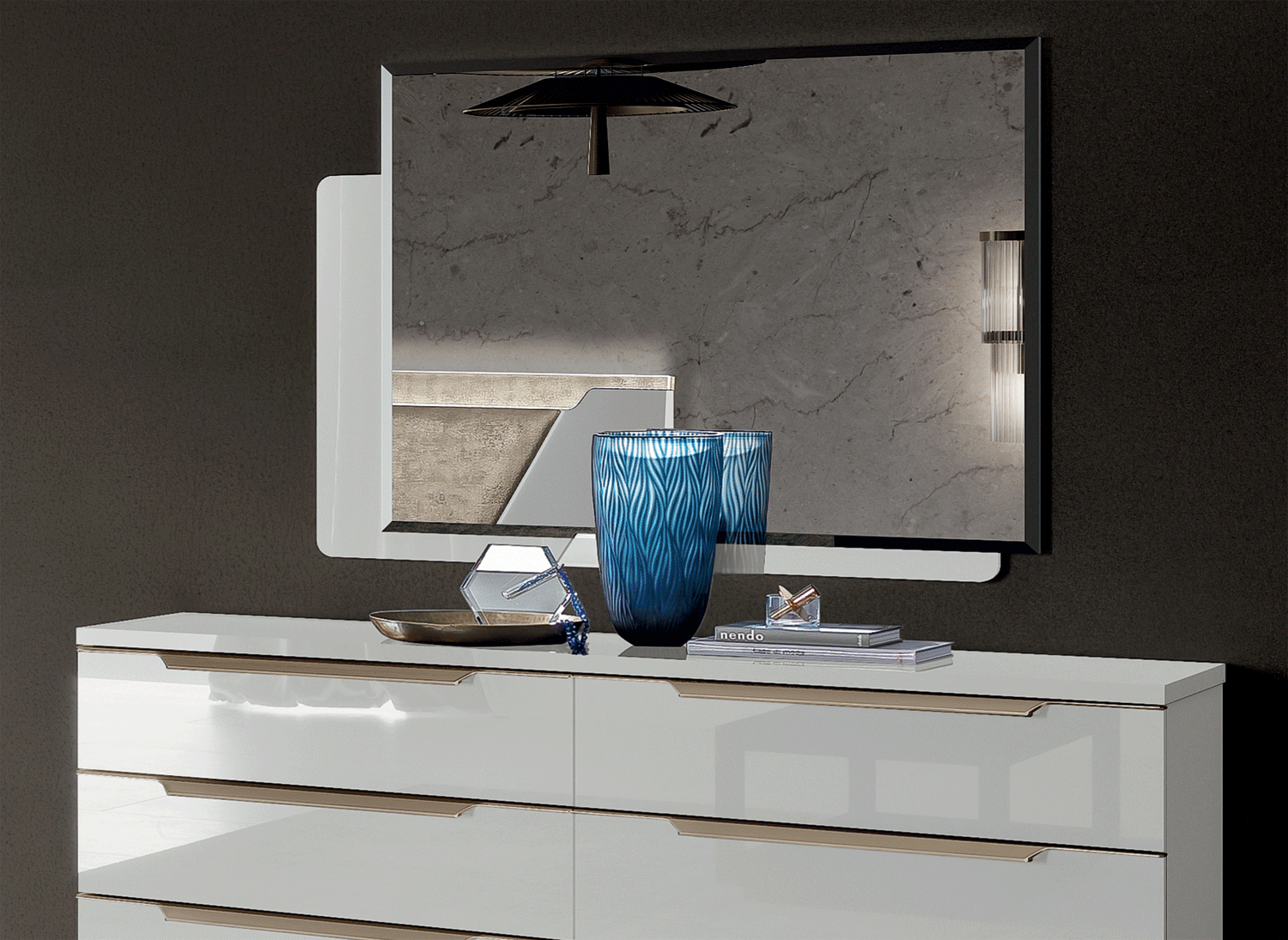 Classic White Mirror