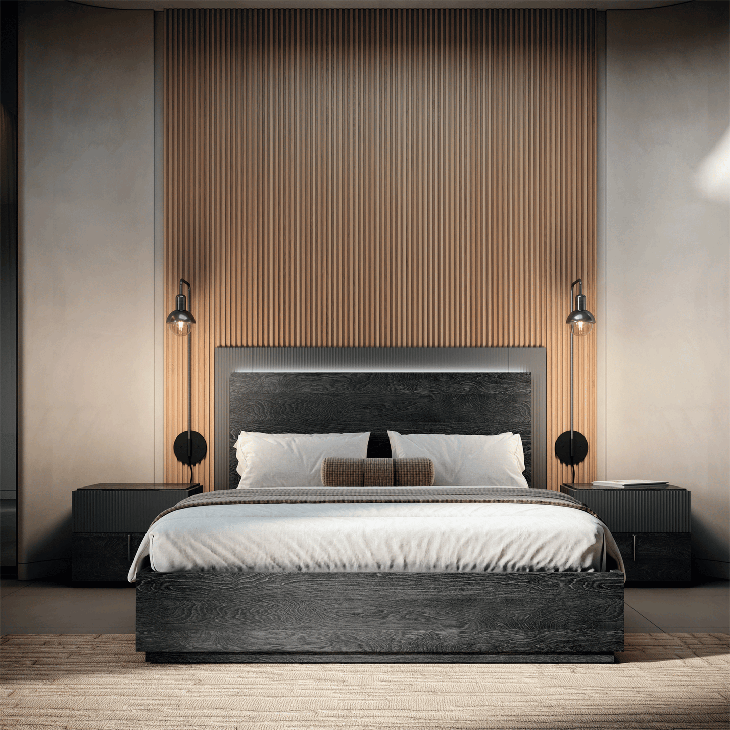 Complete Bedroom Setwith Silver Mat - 026