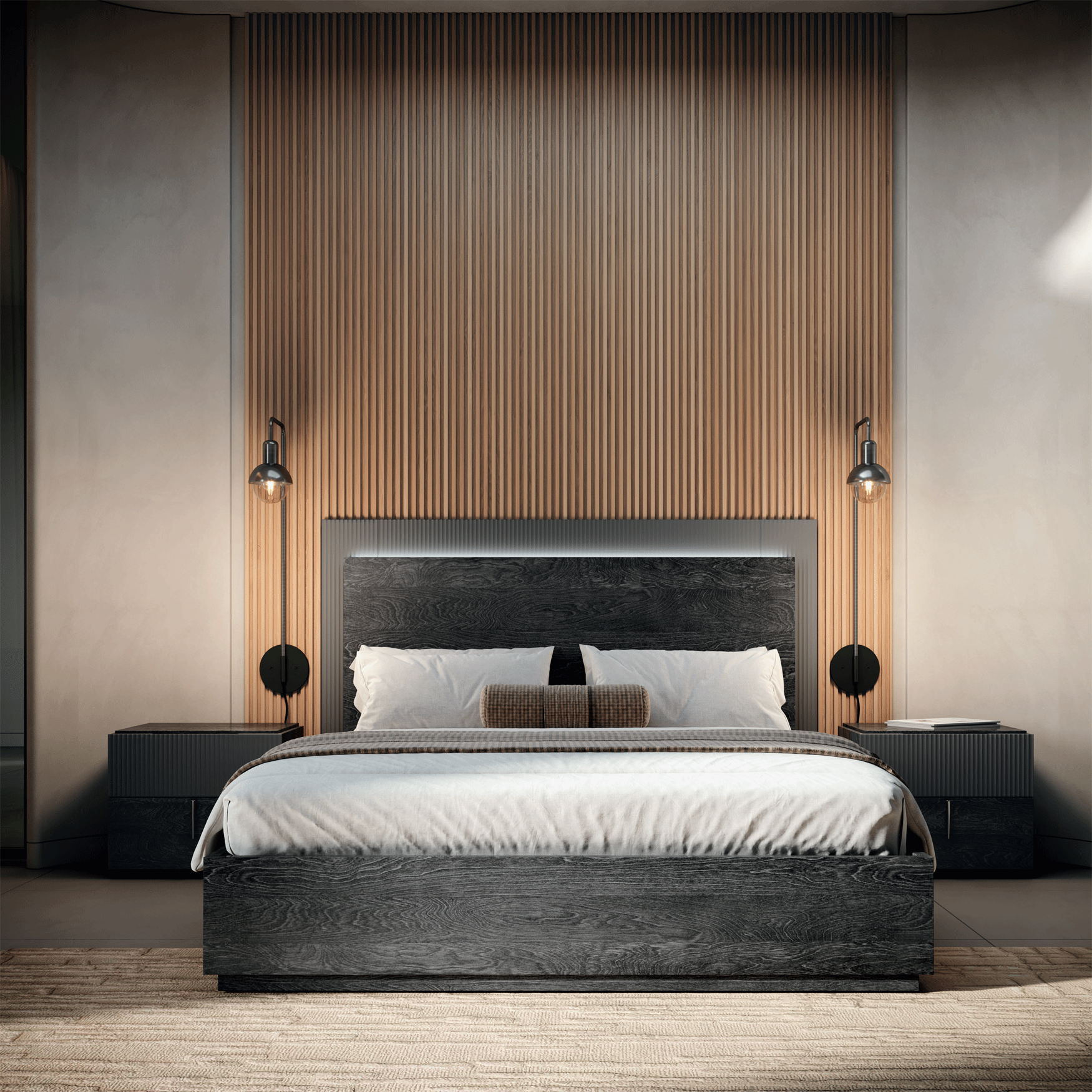 Complete Bedroom Setwith Silver Mat - 026