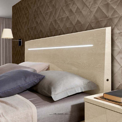 Complete Bedroom Setwith Beige High Gloss Lacquer - 028