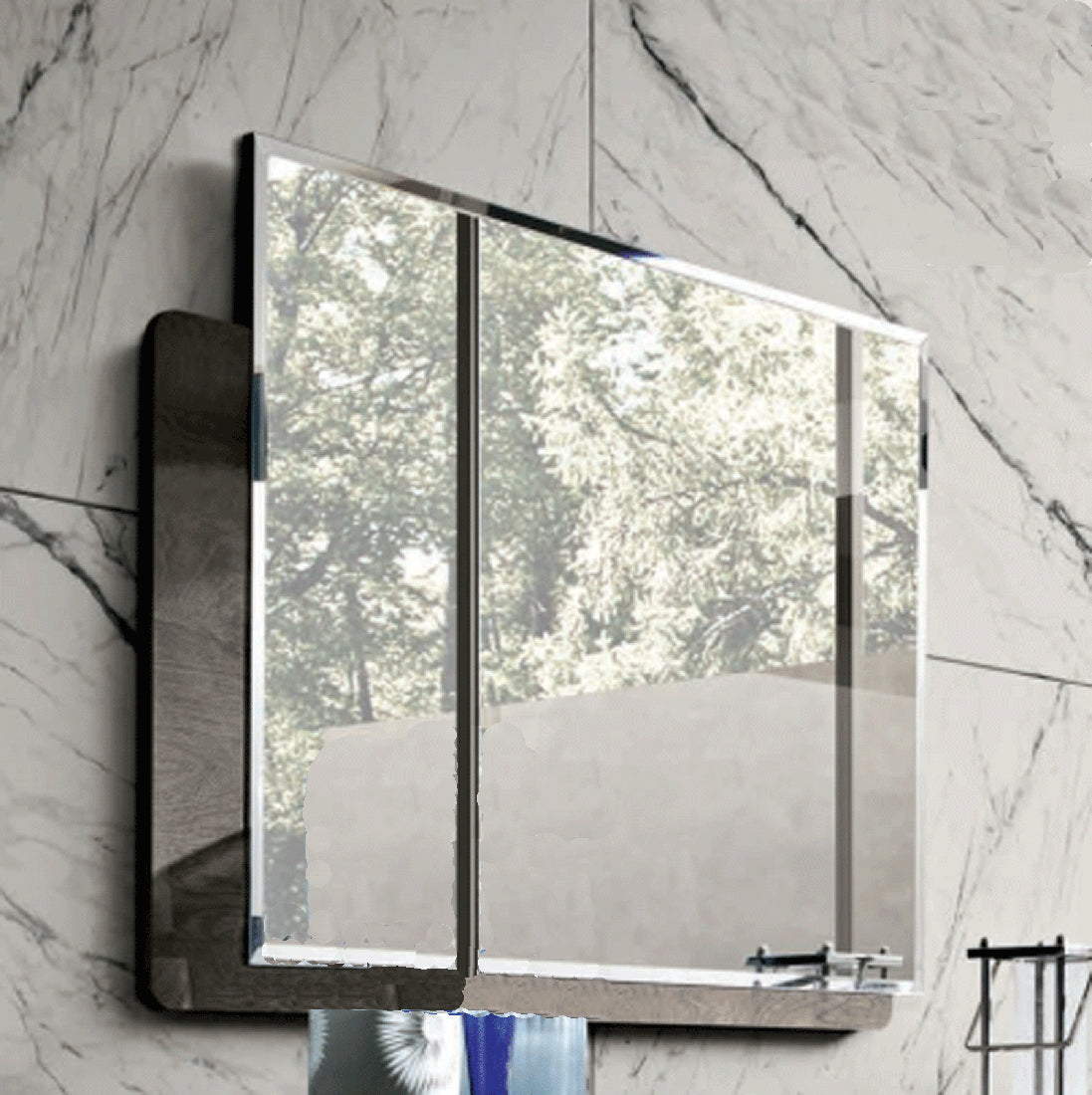 Complete Bedroom Setwith Silver High Gloss Lacquer
