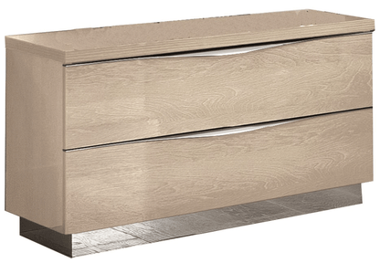 Complete Bedroom Setwith Ivory High Gloss Lacquer - 23.6 Inch