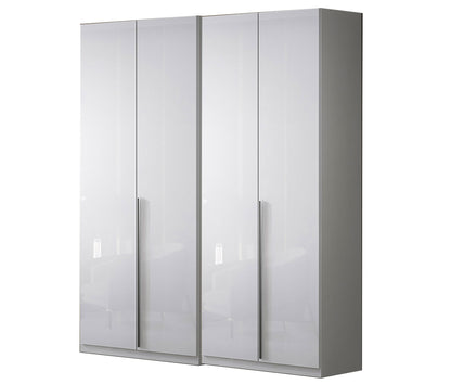 Complete Bedroom Setwith White High Gloss Lacquer, Mat - 014