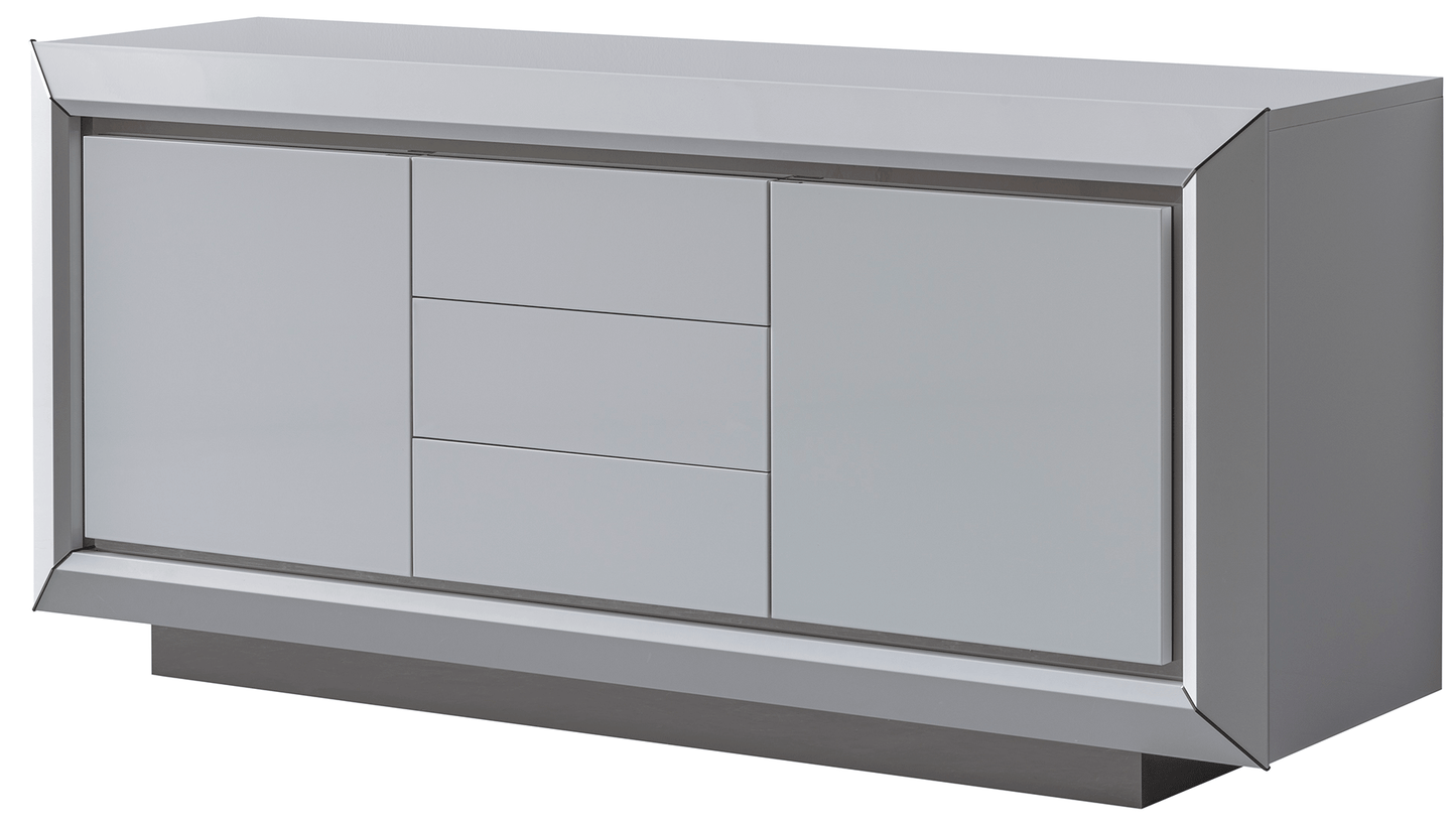 Modern White Mirror with N/A Finish