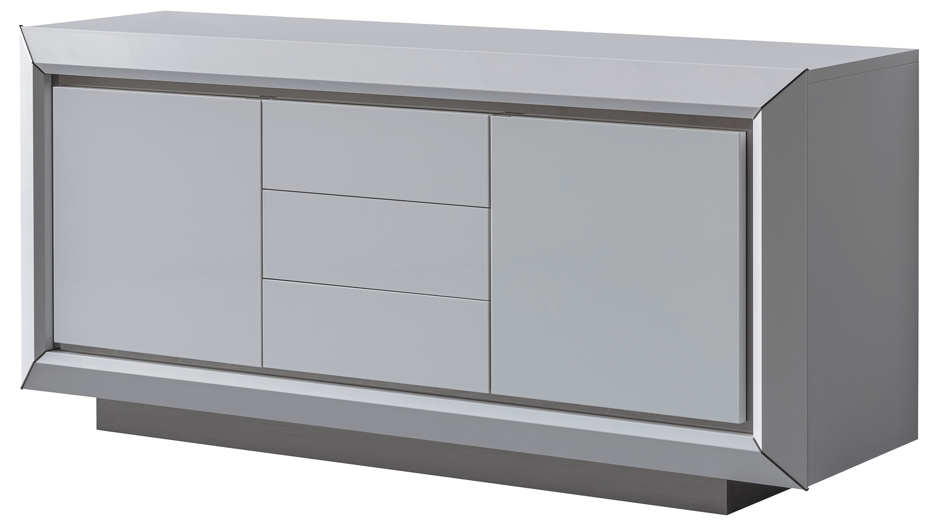 Modern White Mirror with N/A Finish