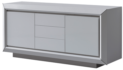 Modern White Mirror with N/A Finish