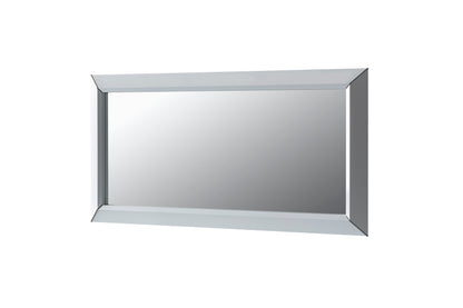 Modern White Mirror with N/A Finish