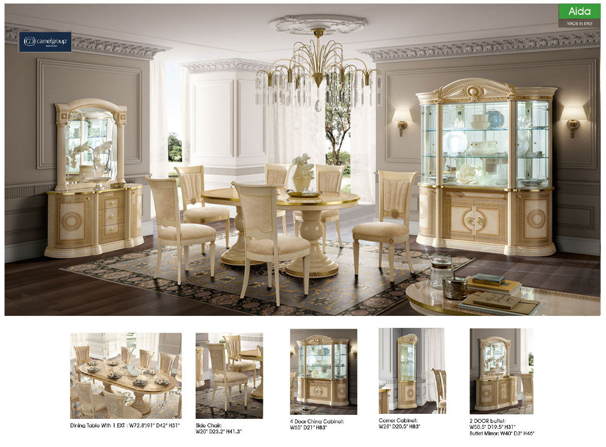 Classic Gold Mirror with High Gloss Lacquer Finish