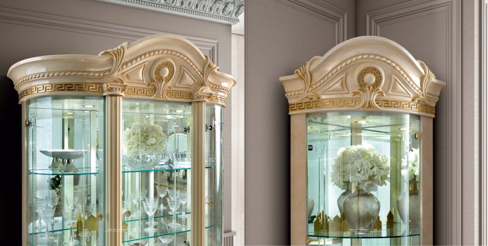 Classic Gold Mirror with High Gloss Lacquer Finish
