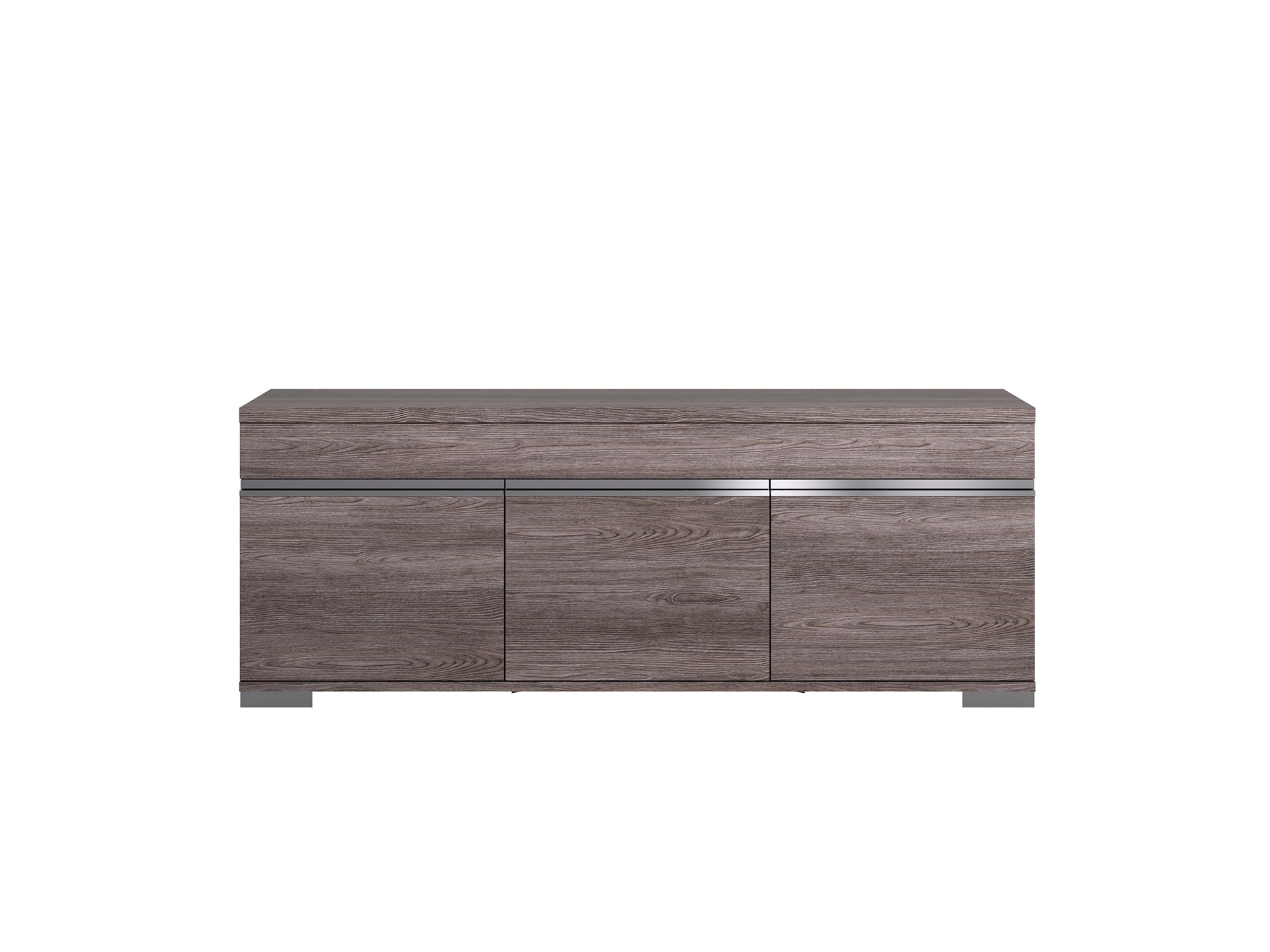 Modern Entertainment Unit with Shiny Finish