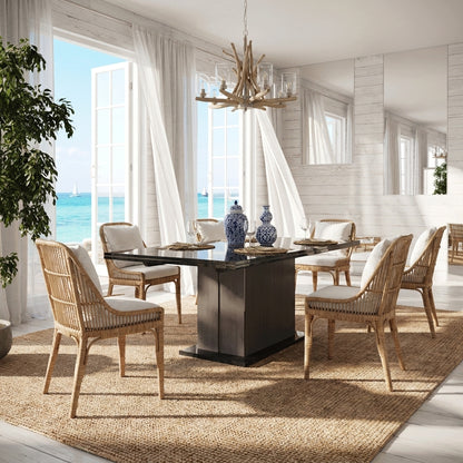 Modern Gloss Extendable Dining Table with Extension Leaf and Diamond Cut Feet