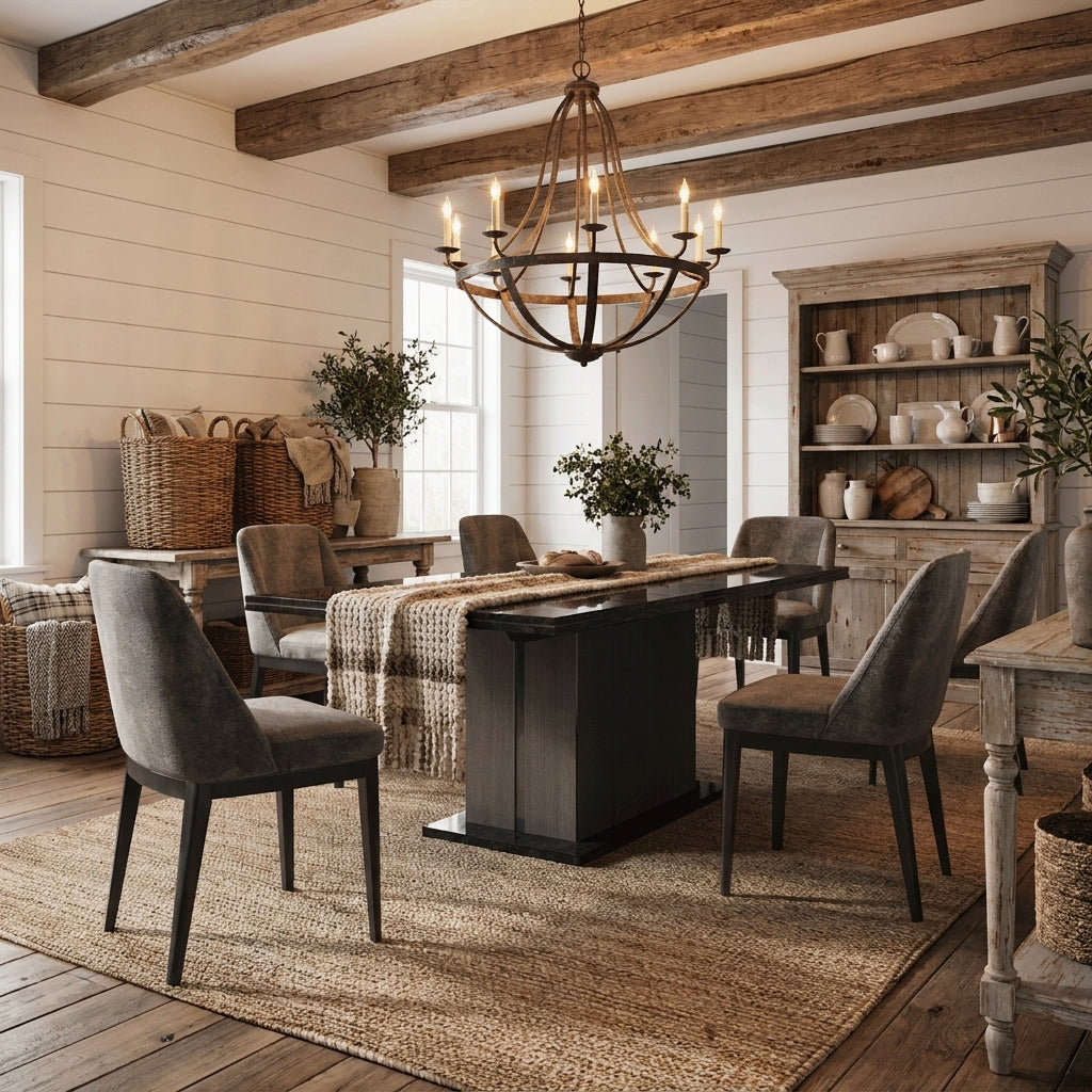 Modern Gloss Extendable Dining Table with Extension Leaf and Diamond Cut Feet